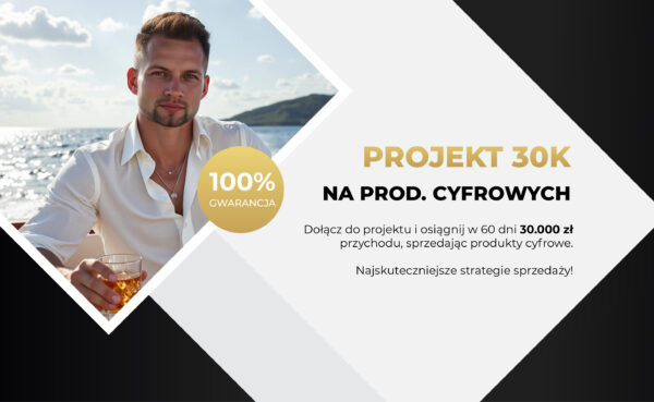 Produkty cyfrowe: Projekt szkoleniowy 20k w 60 dni